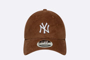 New Era New York Yankees MLB Cord 9FORTY M-Crown Marrón